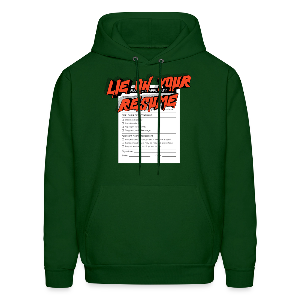 Unisex anti-capitalist hoodie - forest green