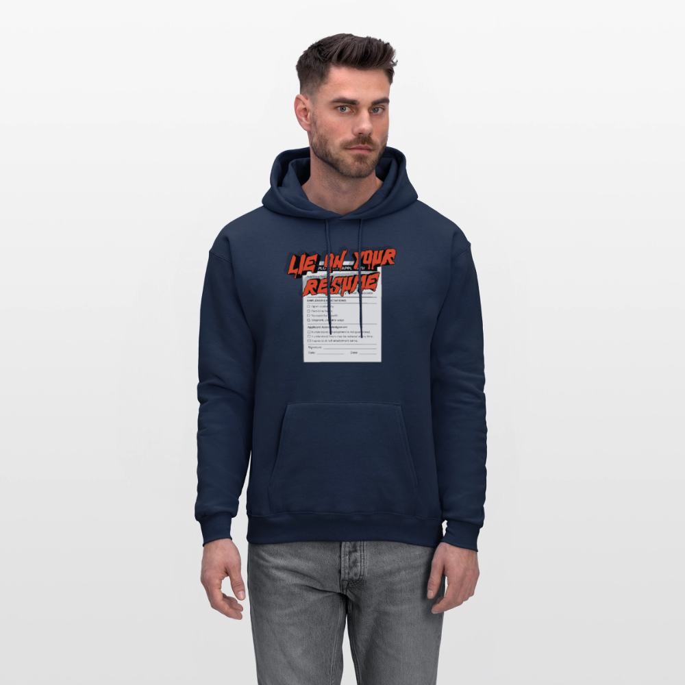 Unisex anti-capitalist hoodie - navy