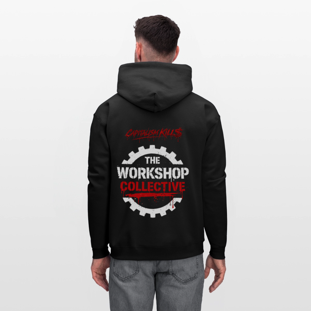 Unisex anti-capitalist hoodie - black
