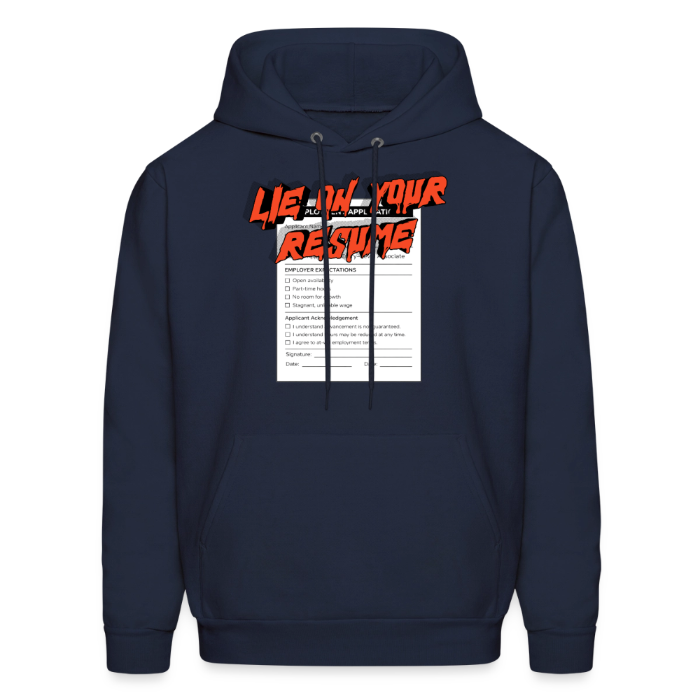 Unisex anti-capitalist hoodie - navy