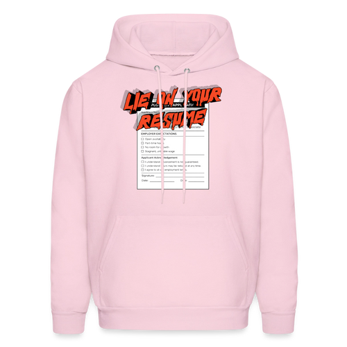 Unisex anti-capitalist hoodie - pale pink