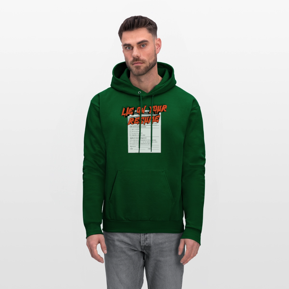 Unisex anti-capitalist hoodie - forest green